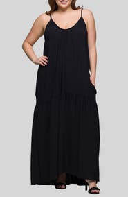 24seven Comfort Apparel Jersey Maxi Dress