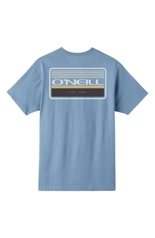 O'neill Kids' Banner Cotton Graphic T-shirt In Blue