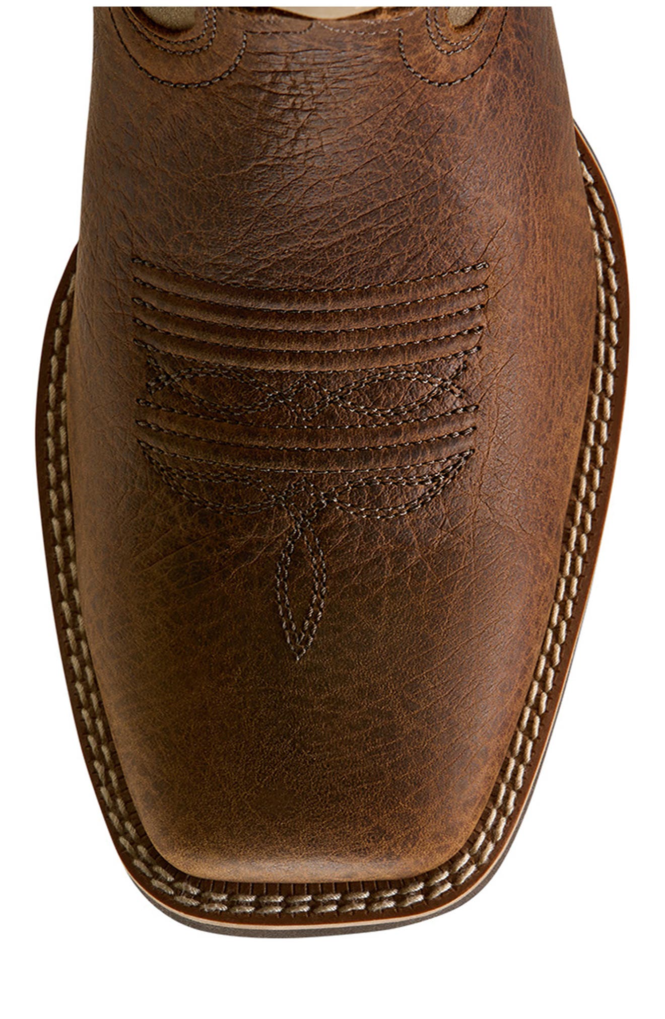 Driggs Wide Square Toe Western Boot, Alternate, color, TOFFEE CRUNCH