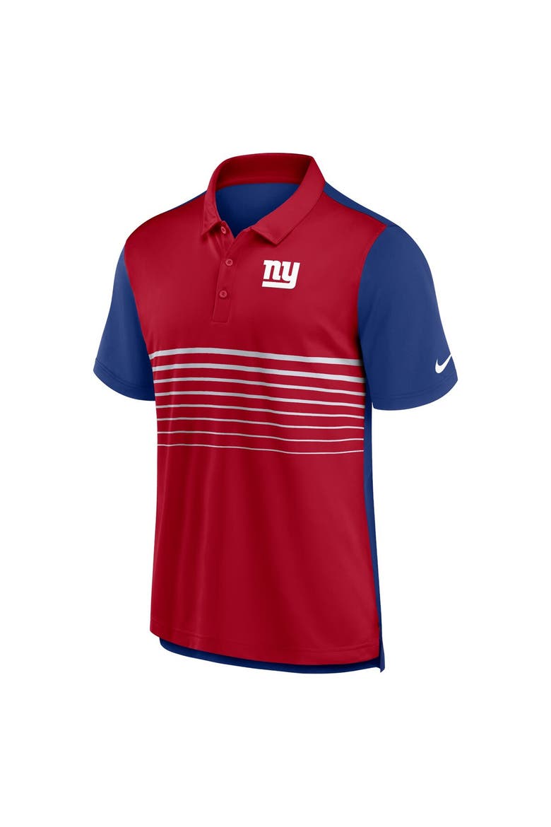 Men's Nike Royal/Red New York Giants Fashion Performance Polo, Alternate, color, Royal