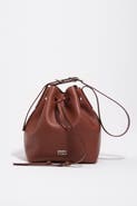 Bimba y Lola Large leather Carlino bucket bag