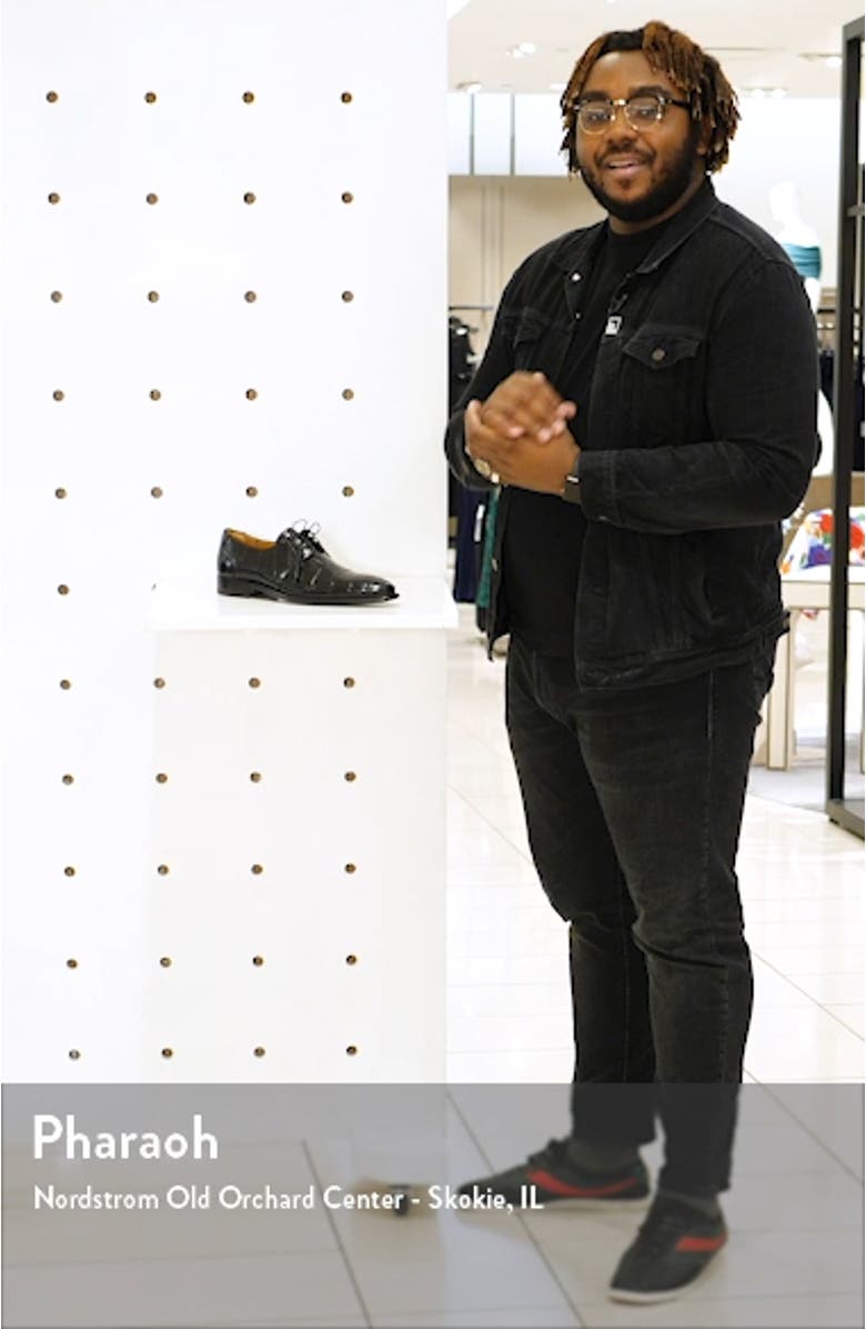 Moscow Genuine Alligator Leather Derby, sales video thumbnail