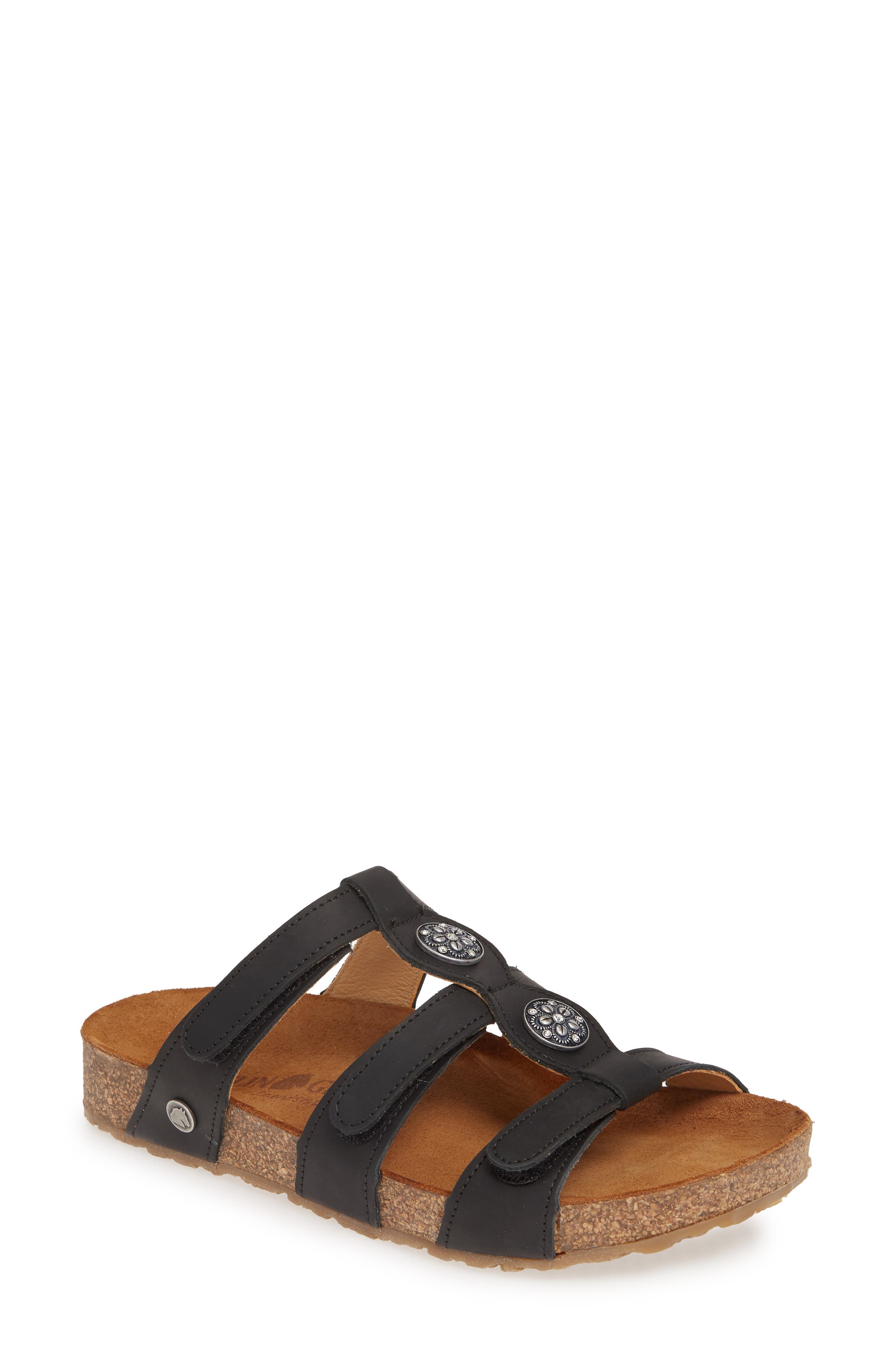 Haflinger Alice Slide Sandal, Main, color, 