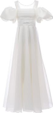 Tulleen Thea Puff-Sleeve Dress