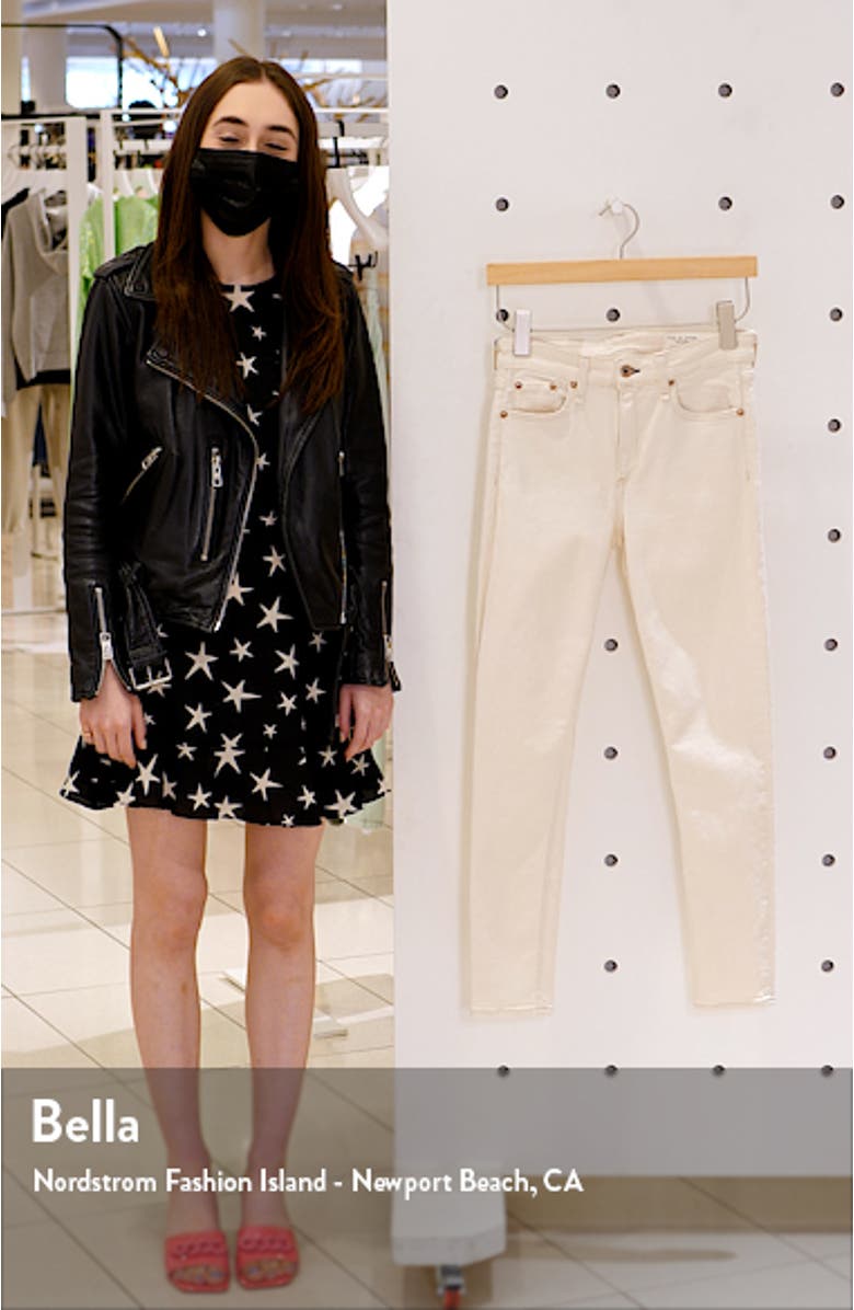 Cate Mid Rise Ankle Skinny Jeans, sales video thumbnail