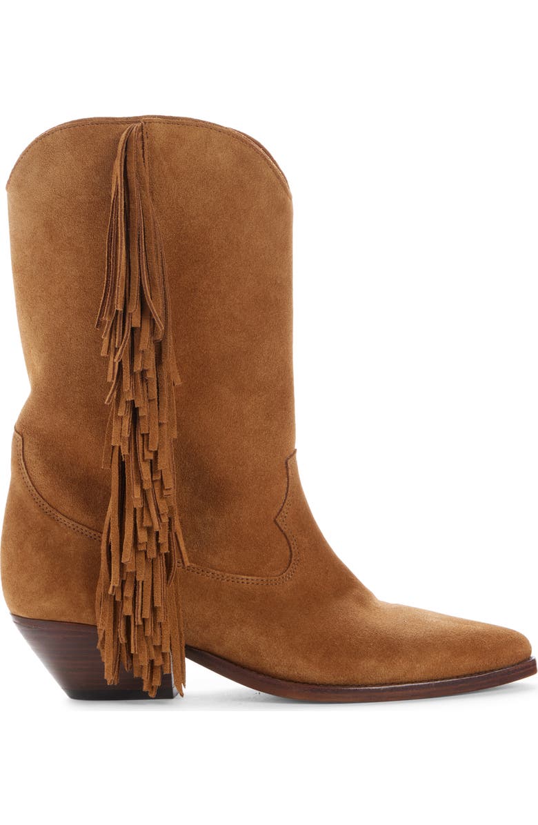 Isabel Marant Duerto Fringe Western Boot, Alternate, color,