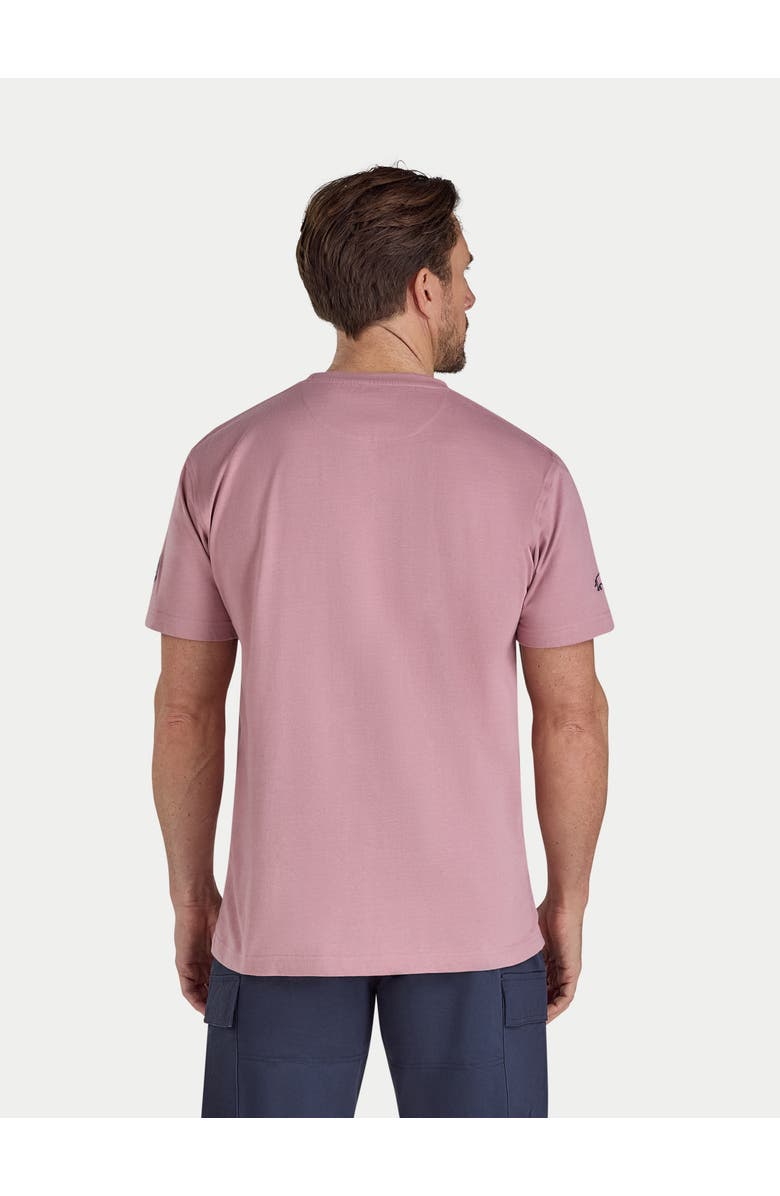 Raging Bull Stitched Bull Crew Neck T-Shirt, Alternate, color, Rose
