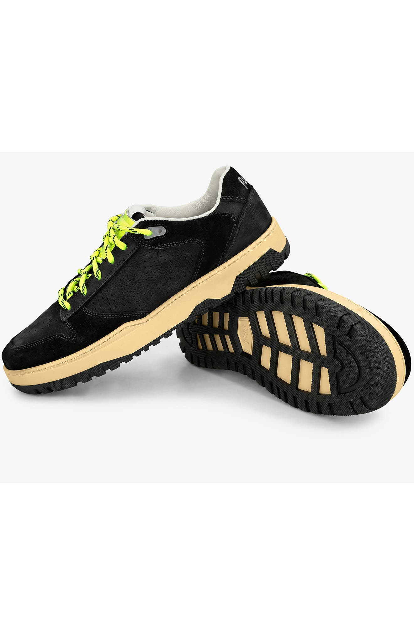 Marvin Sneaker, Alternate, color, BLACK/YEL