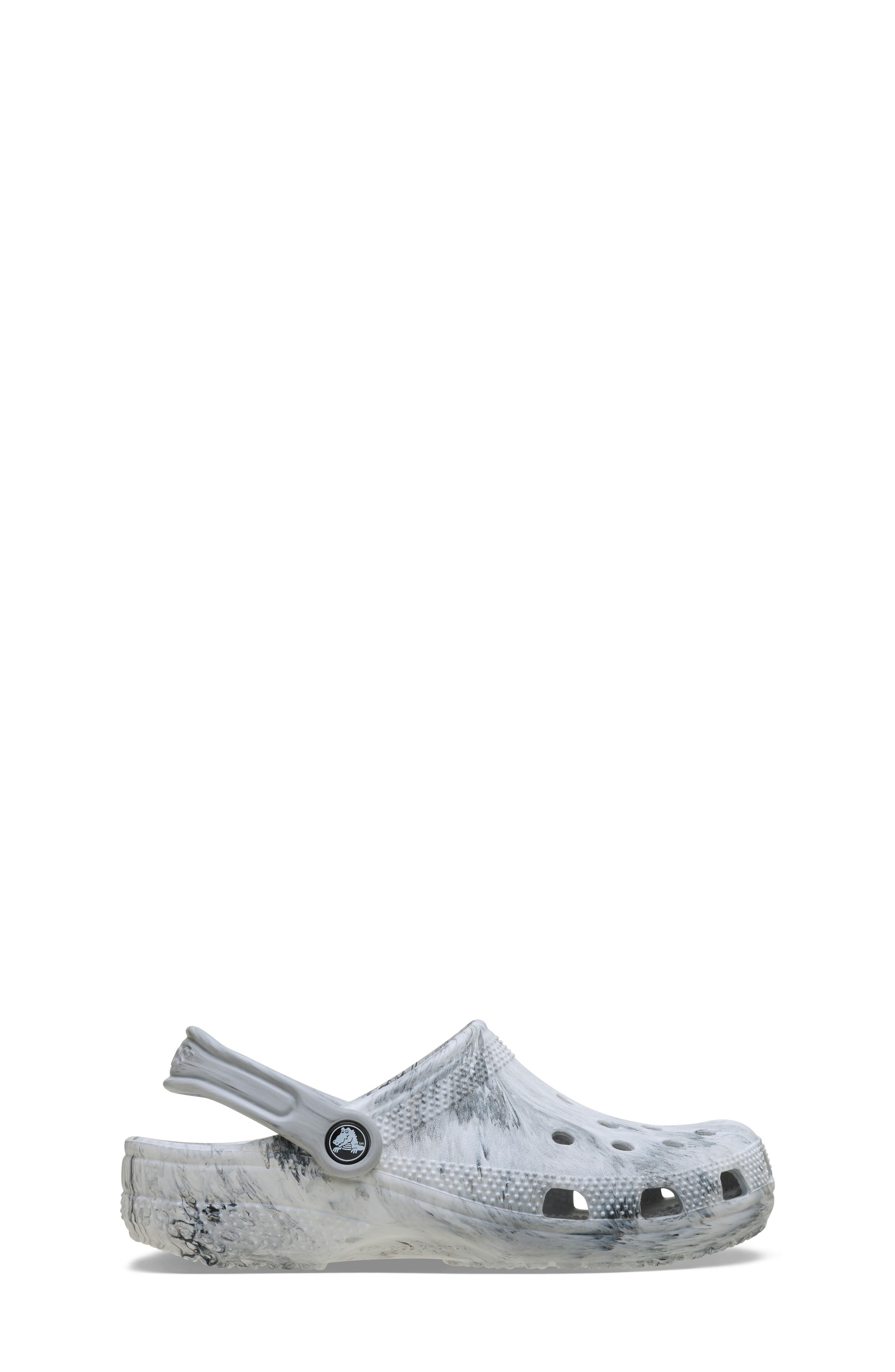 CROCS Kids' Classic Marbled Clog, Alternate, color, Grey