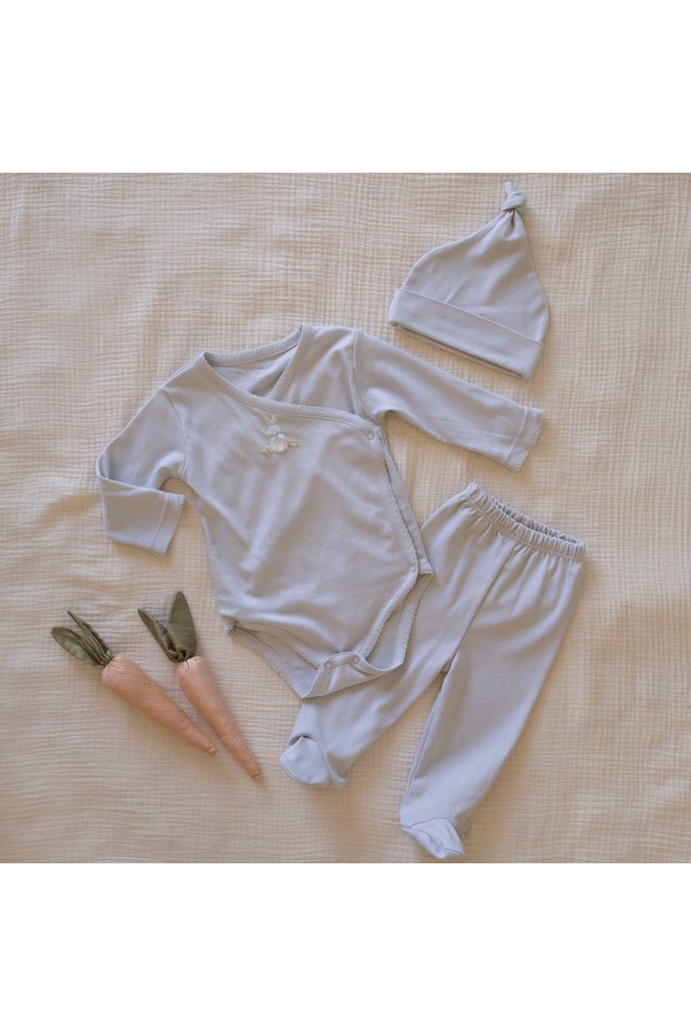 Pima Embroidered Bundle Set, Alternate, color, Blue Bunny