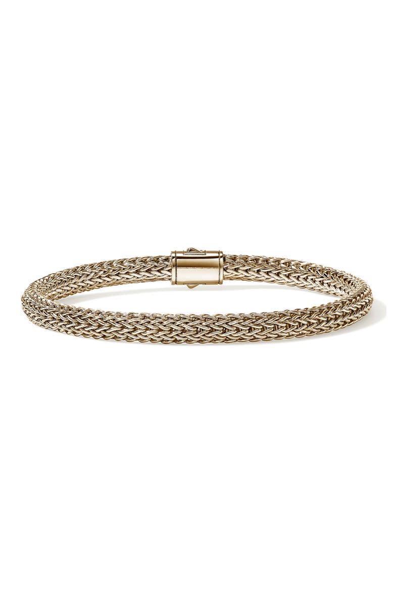 Icon Bracelet, Gold, Diamonds, 5mm, Alternate, color, GOLD