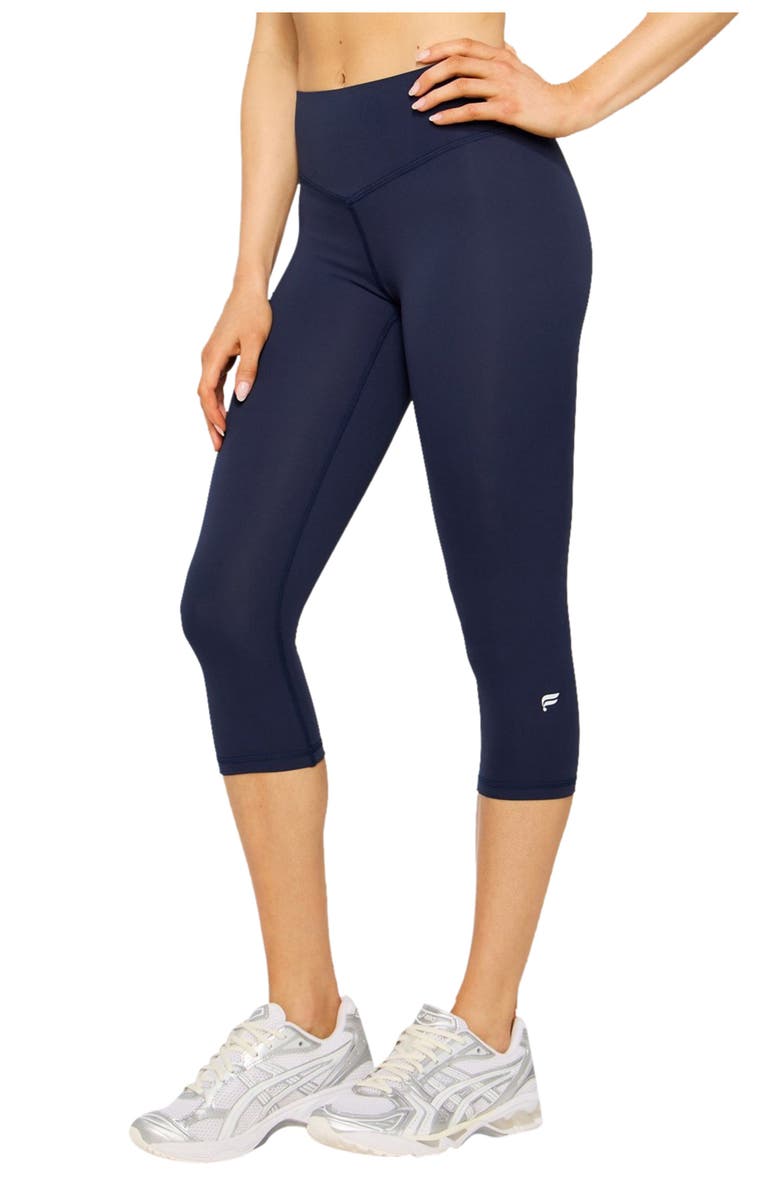 Fabletics PureLuxe High-Waisted TLC Capri, Alternate, color, Deep Navy
