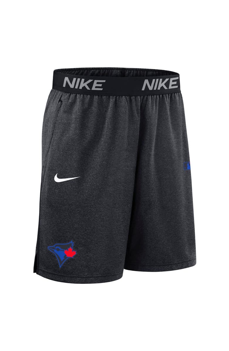 Nike Men's Nike  Black Toronto Blue Jays Authentic Collection City Connect Performance Knit Shorts, Alternate, color, Black