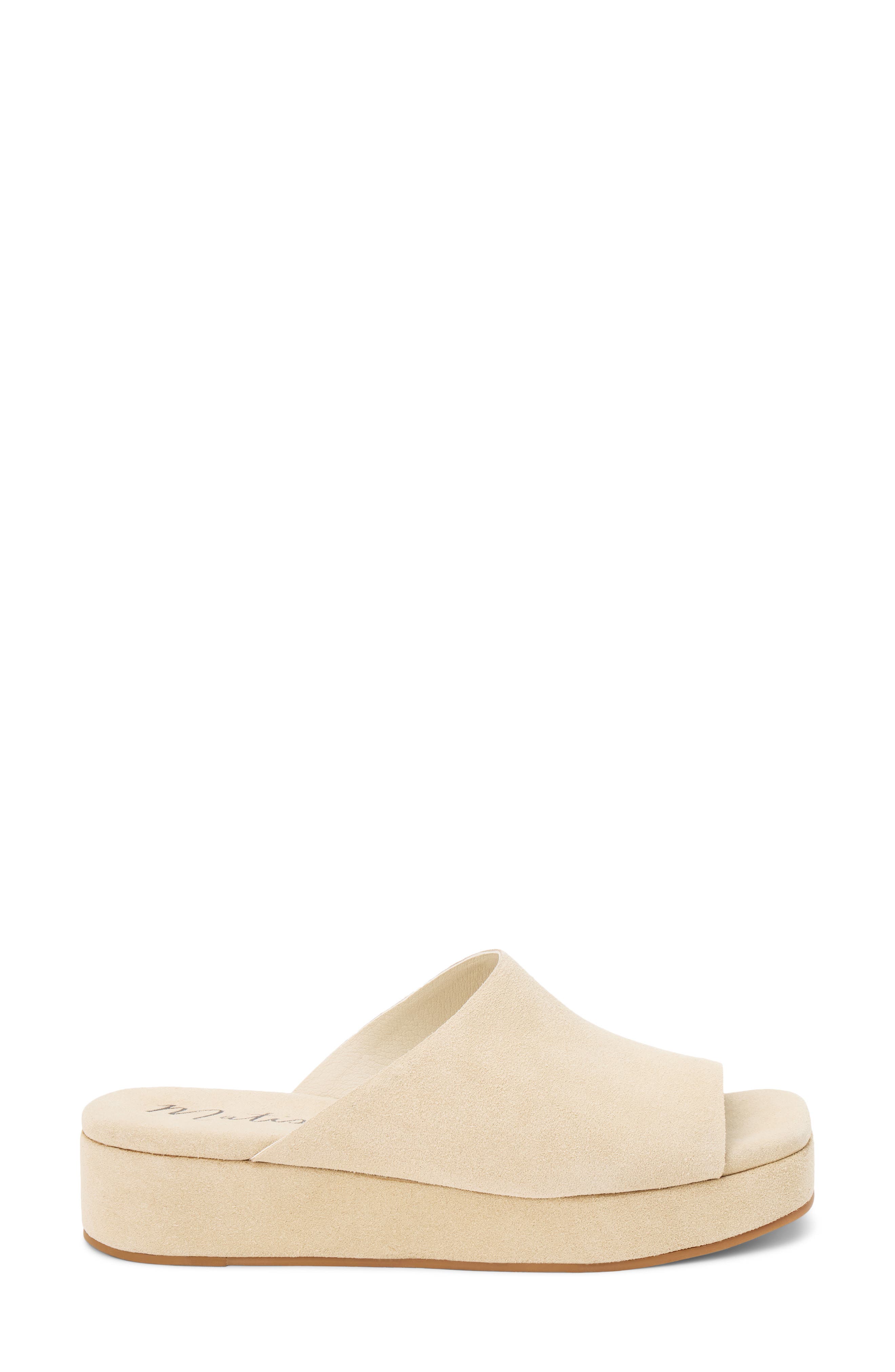 Matisse Lido Platform Wedge Slide Sandal, Alternate, color, Sand