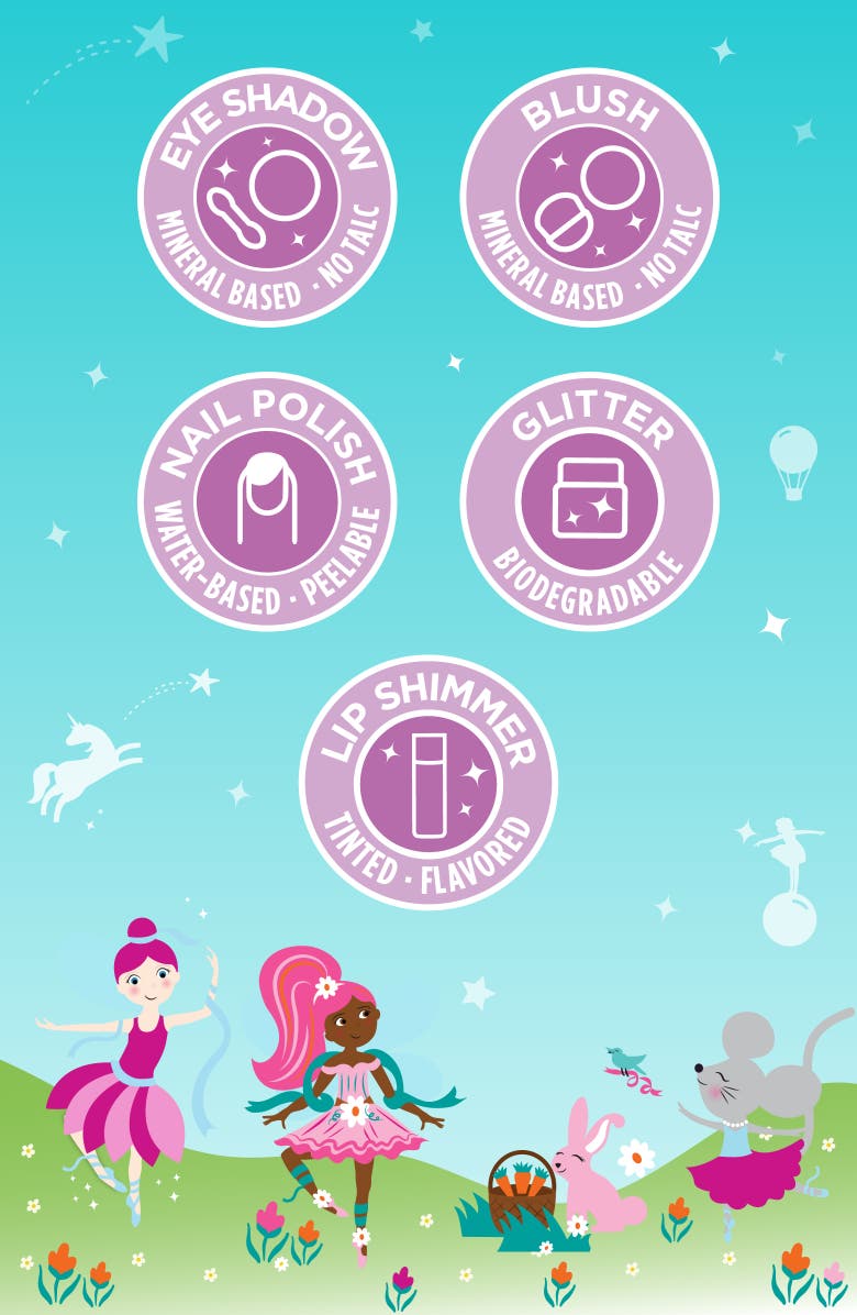 Klee Naturals Pink Ballet Fairy - Kids' Mineral Play Makeup Kit, Alternate, color, Multi