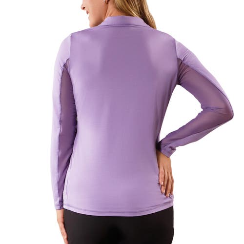 Uv Skinz Quarter Zip Vented Sun Shirt In Daybreak