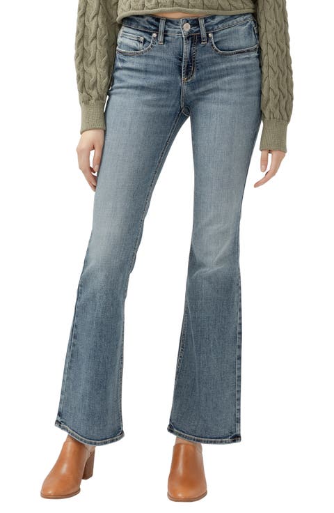 Suki Curvy Mid Rise Bootcut Jeans