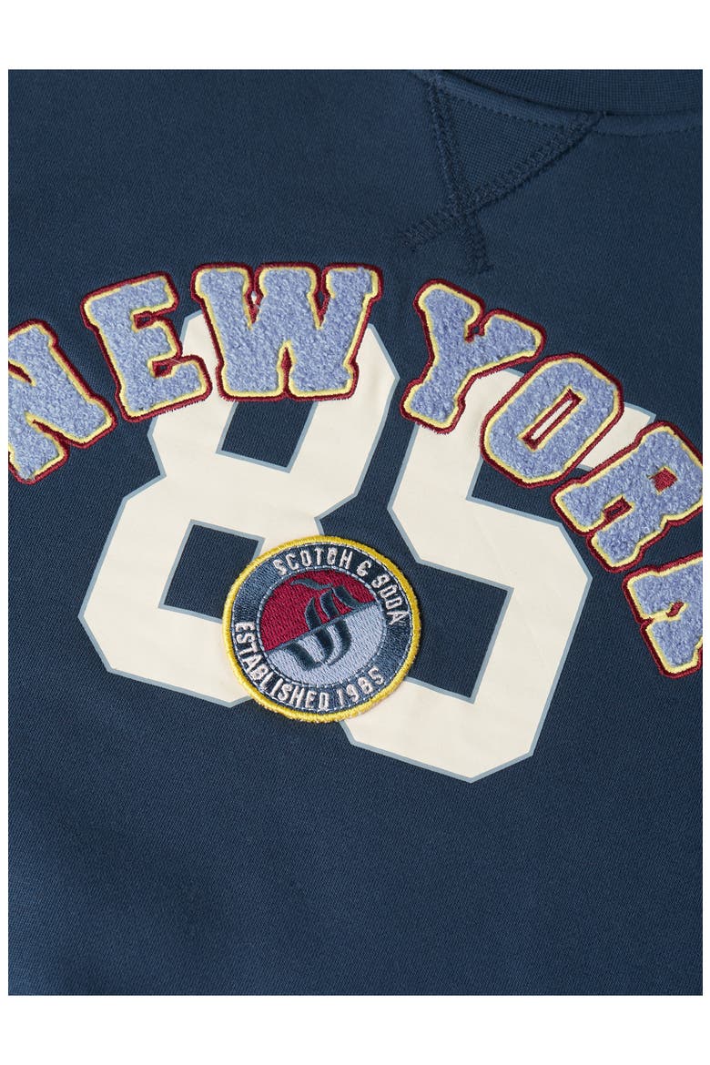 Kids' New York Embroidered Sweatshirt, Alternate, color, INSIGNIA BLUE