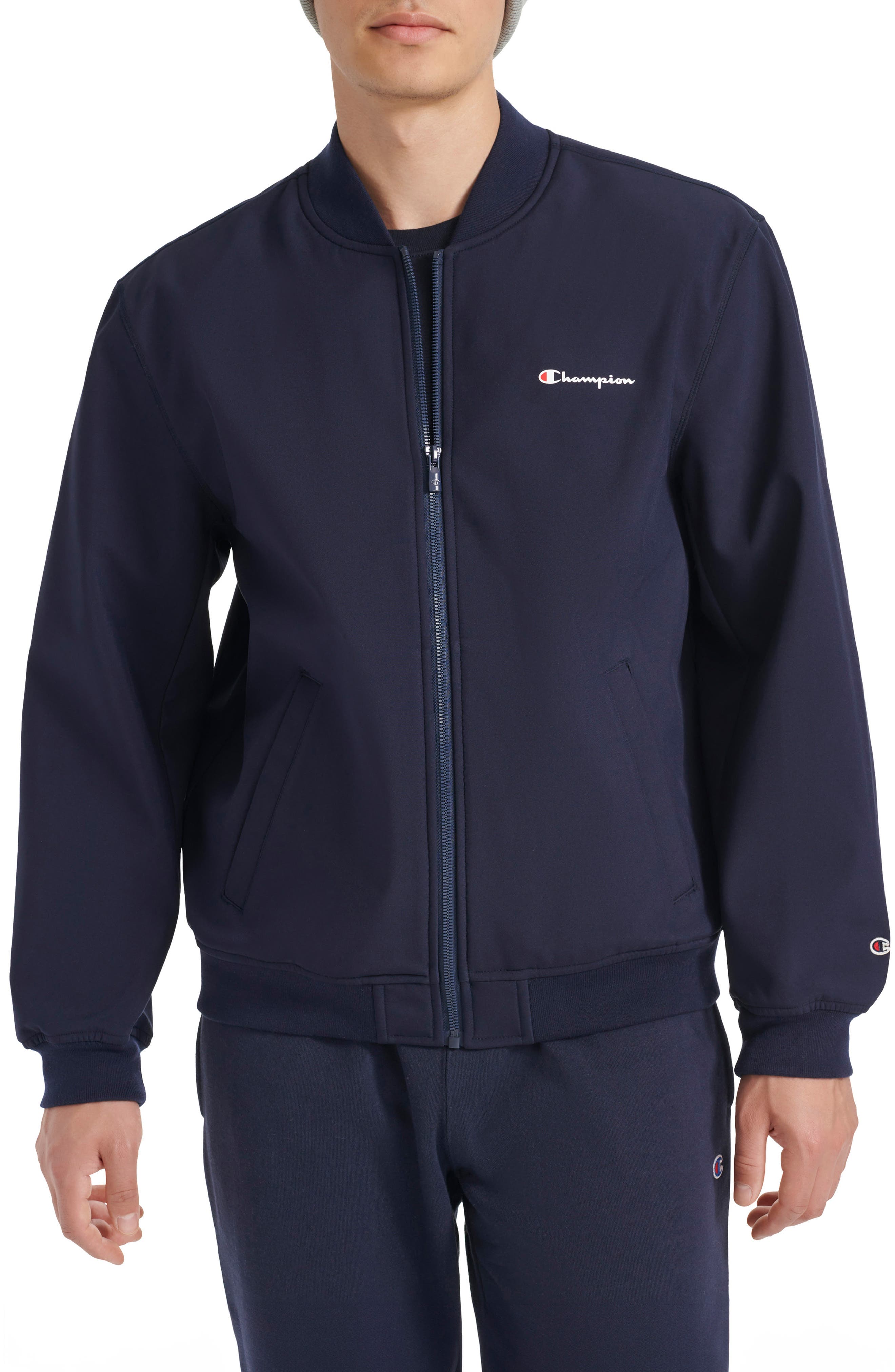Softshell Varsity Bomber Jacket - image 3