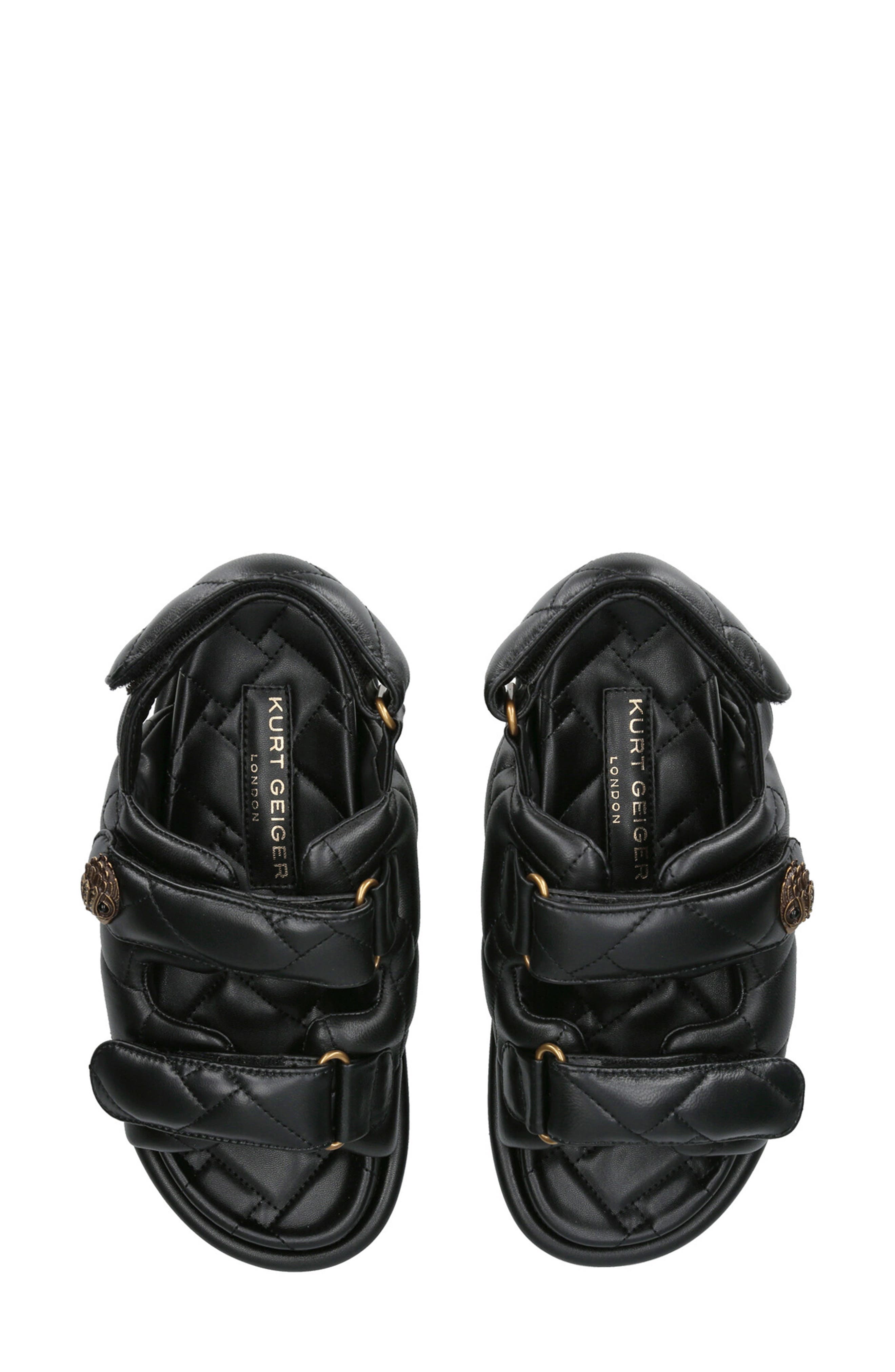 Kurt Geiger London Orson Puff Slingback Sandal, Alternate, color, Black