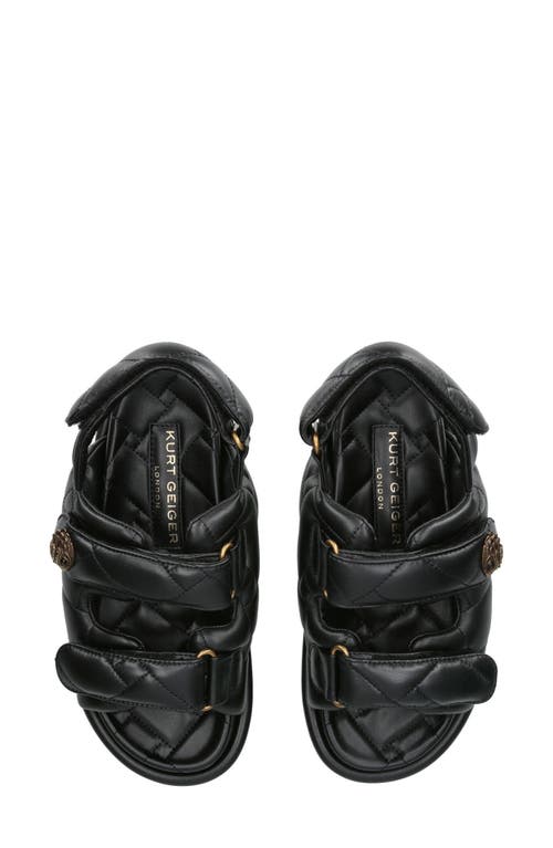 Kurt Geiger London Orson Puff Slingback Sandal In Black
