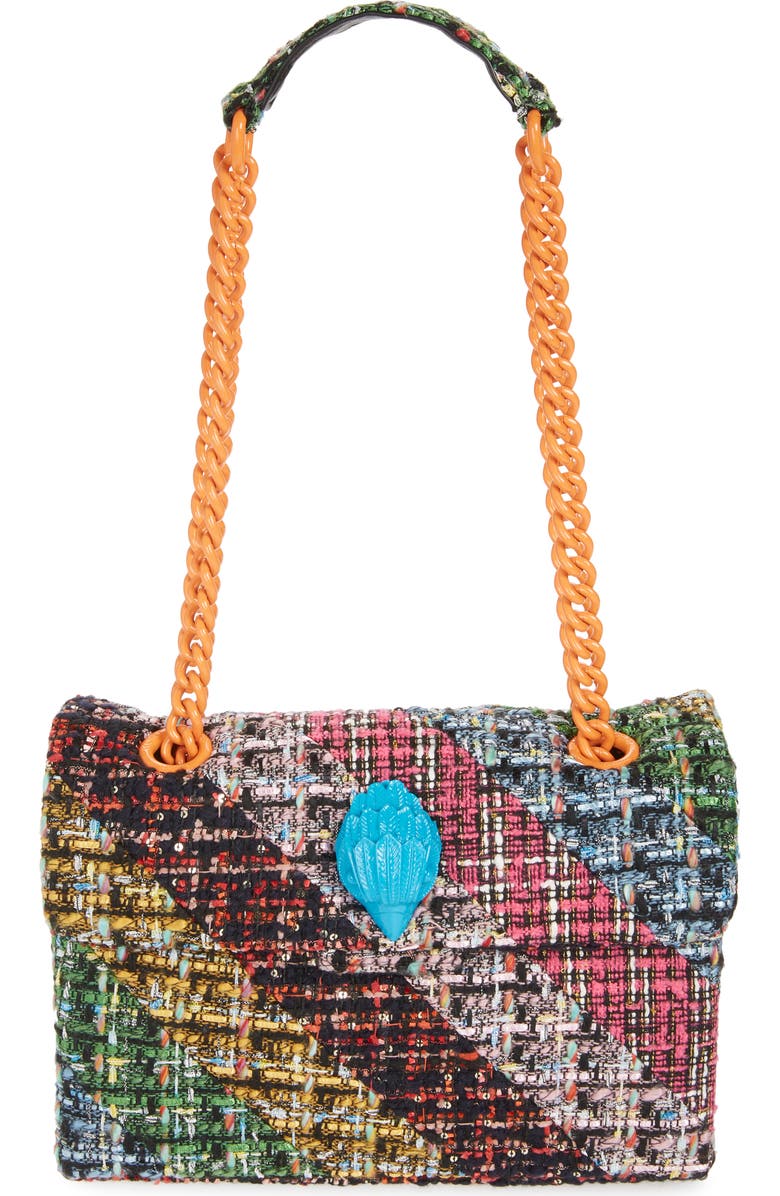 Kurt Geiger London Kensington X Tweed Shoulder Bag, Main, color,