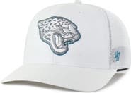 '47 Men's '47 White Jacksonville Jaguars Snowball Trophy Stretch Fit Hat