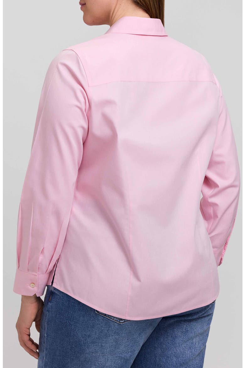 Dianna Non-Iron Button-Up Shirt, Alternate, color, CHAMBRAY PINK