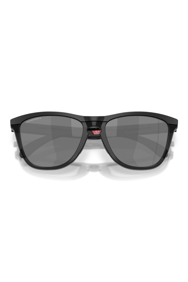 Gender Inclusive Frogskins Range 58mm Round Sunglasses, Alternate, color, MATTE BLACK / BLACK