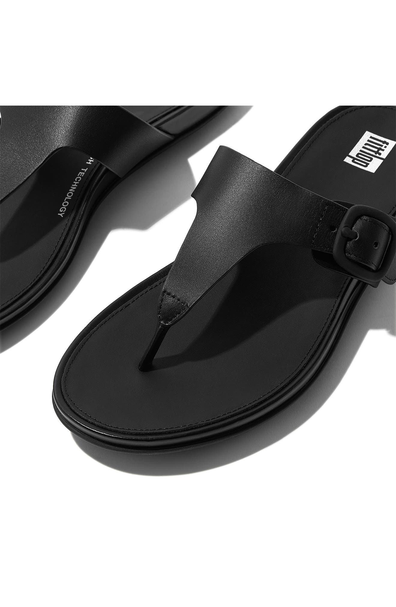 FitFlop Gracie Flip Flop, Alternate, color, All Black