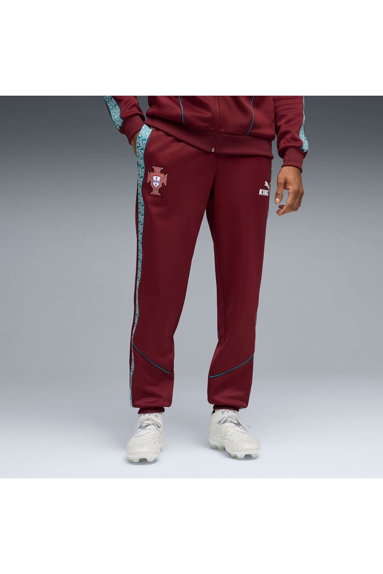 Men's Puma Maroon Portugal National Team King Anthem Pants, Main, color, Maroon