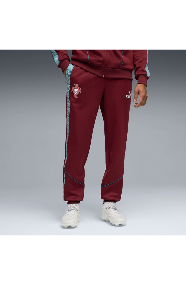 PUMA Men's Puma Maroon Portugal National Team King Anthem Pants, Main, color, 