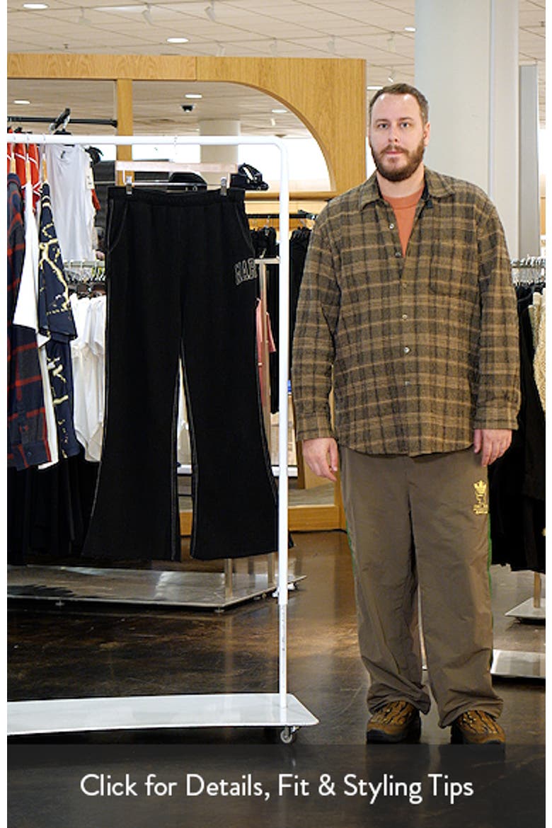 Big Stitch Open Leg Sweatpants video