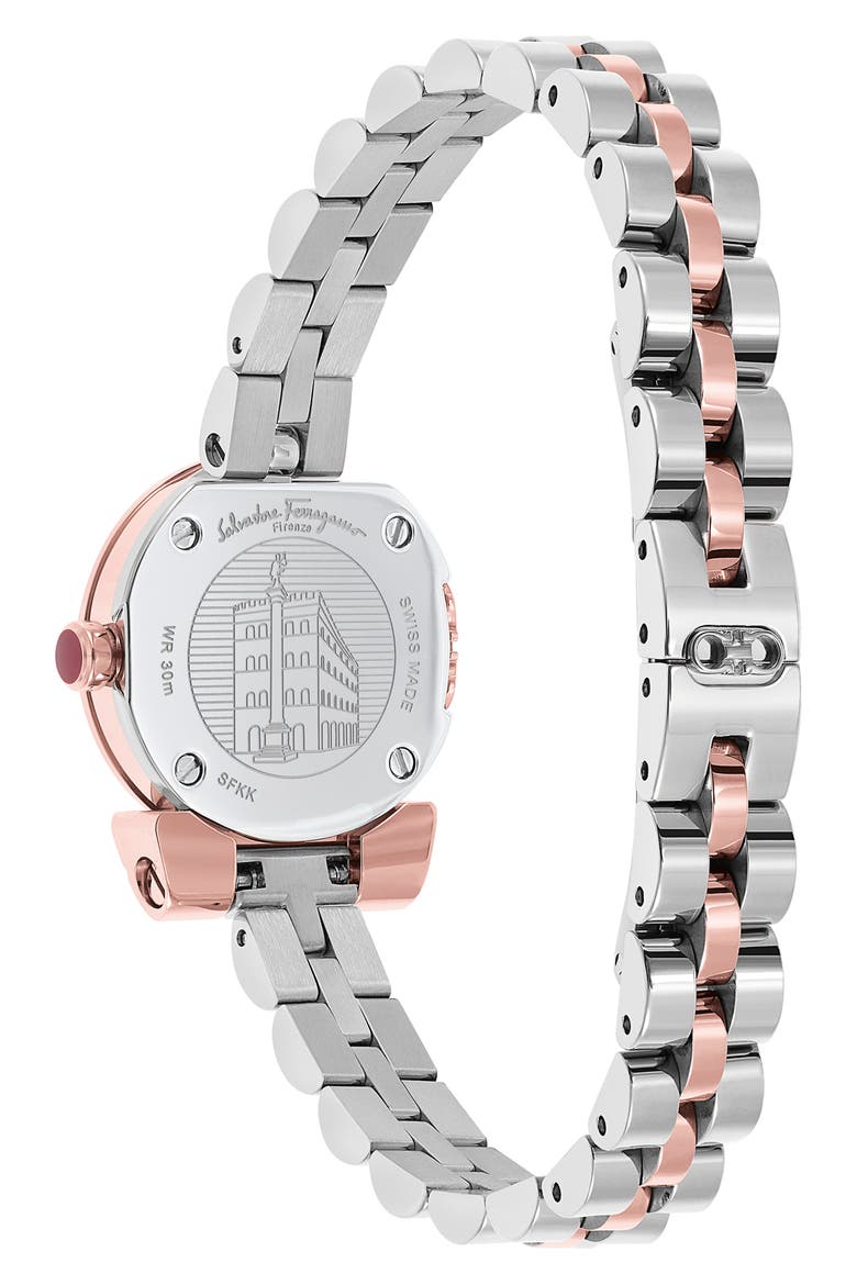 Gancio Bracelet Watch, 22.5mm, Alternate, color, TWO TONE