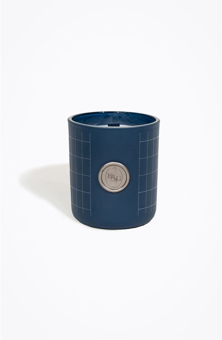Bond & Grace Silver Hour Candle, Main, color, Blue