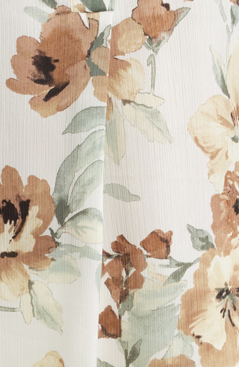 Anne Klein Floral Satin Top, Alternate, color, 