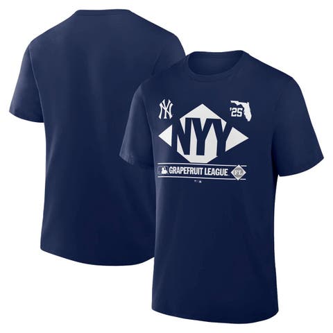 Men's Fanatics Navy New York Yankees 2025 Spring Training Grapefruit League True Icon T-Shirt