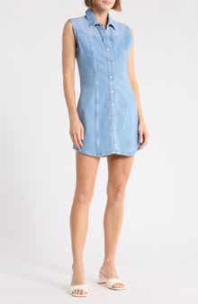 Dolly Sleeveless Denim Minidress