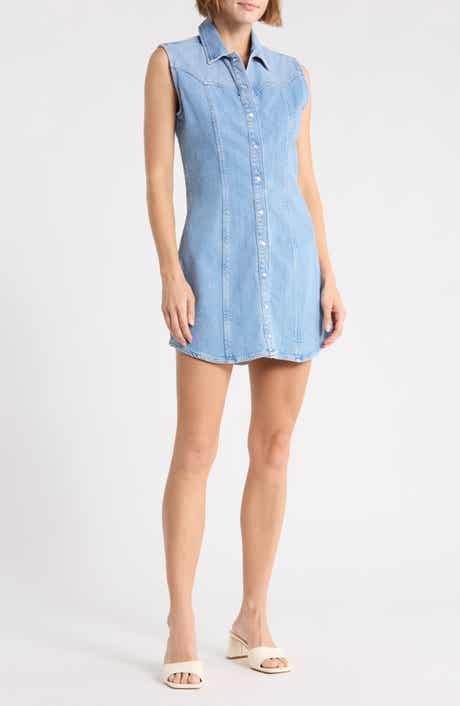 Dolly Sleeveless Denim Minidress