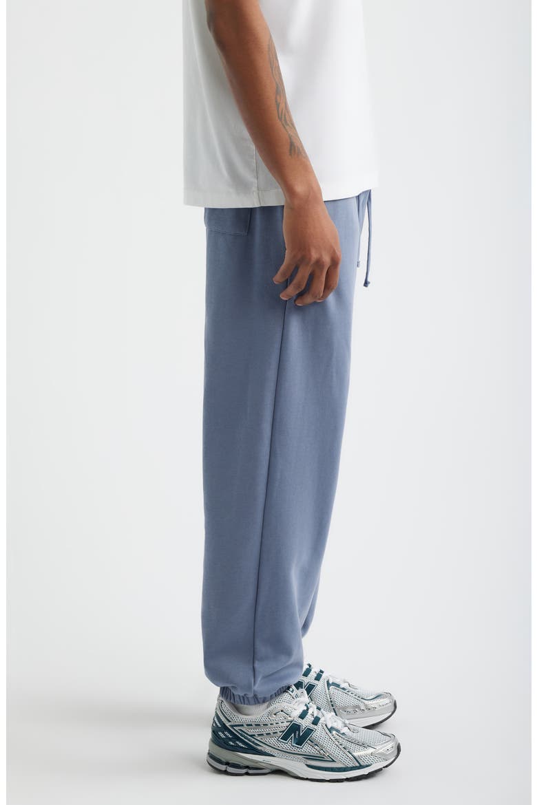 Baggy Cotton Sweatpants, Alternate, color, GREY FOLKSTONE