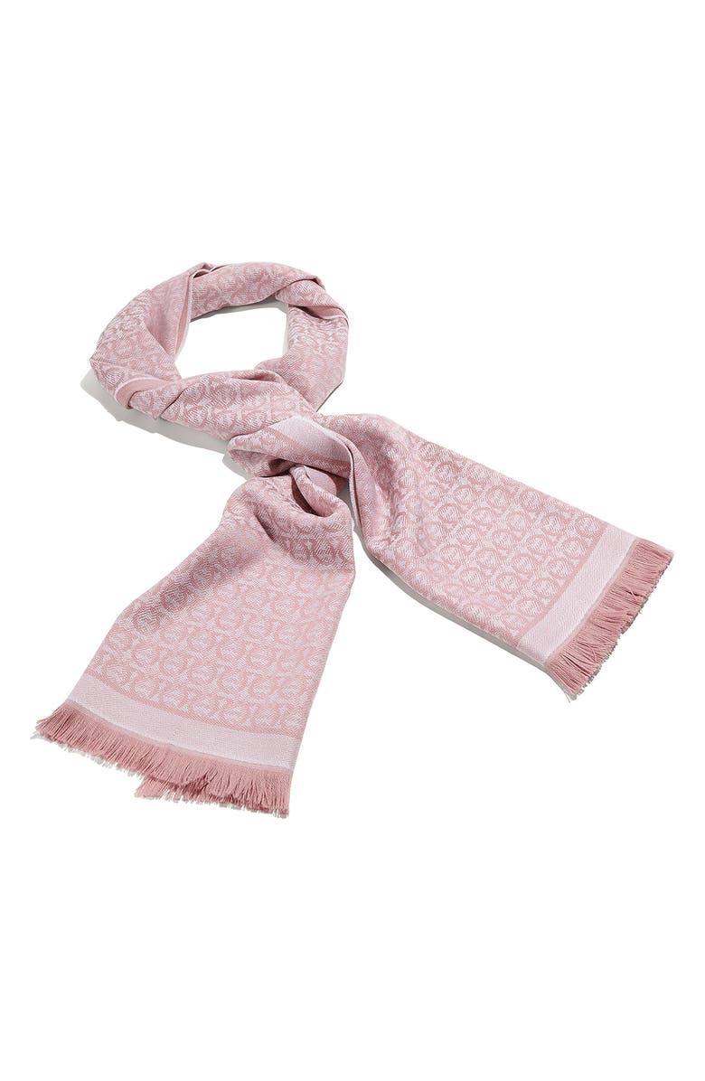 FERRAGAMO Gancini Wool Scarf, Alternate, color, 