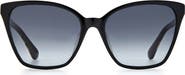 Kate Spade New York amiyah 56mm gradient cat eye sunglasses