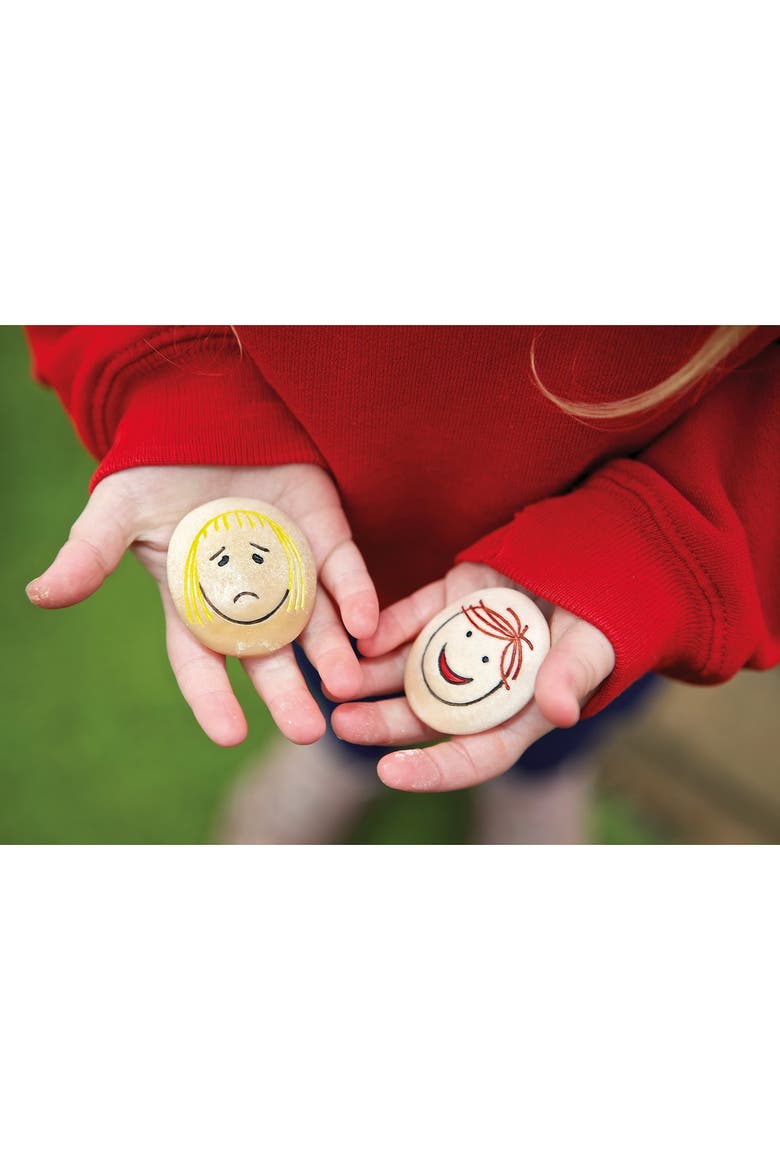 Tactile Emotion Stones - 12 Pieces, Alternate, color, Multicolored