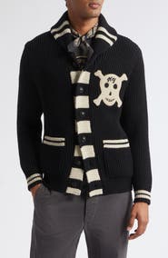 Double RL Wool Cardigan