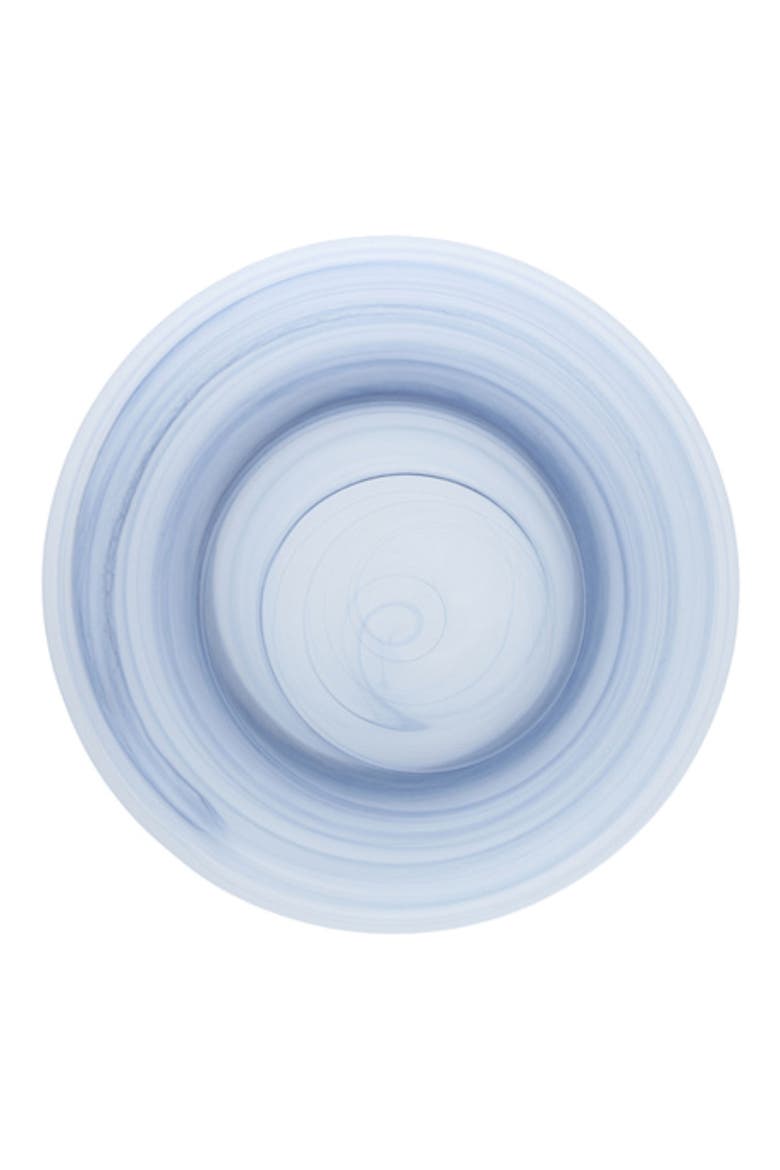 La Jolla Set of 4 Glass Charger/Service Plates, Main, color, BLUE