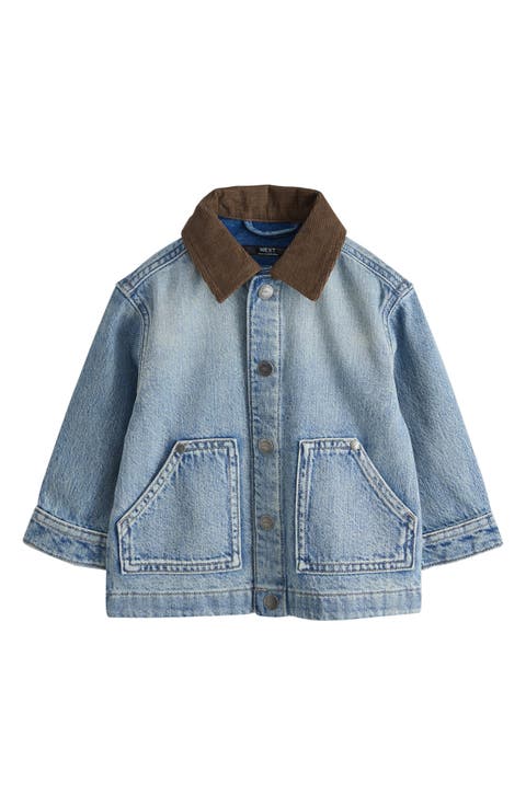 Kids' Carpenter Collar Denim Shirt Jacket