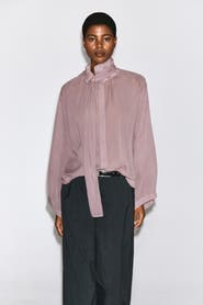 COS Fluid Scarf-detail Top