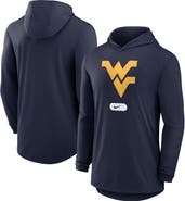 Nike Men's Nike Navy West Virginia Mountaineers Lightweight Performance Long Sleeve Hoodie T-Shirt