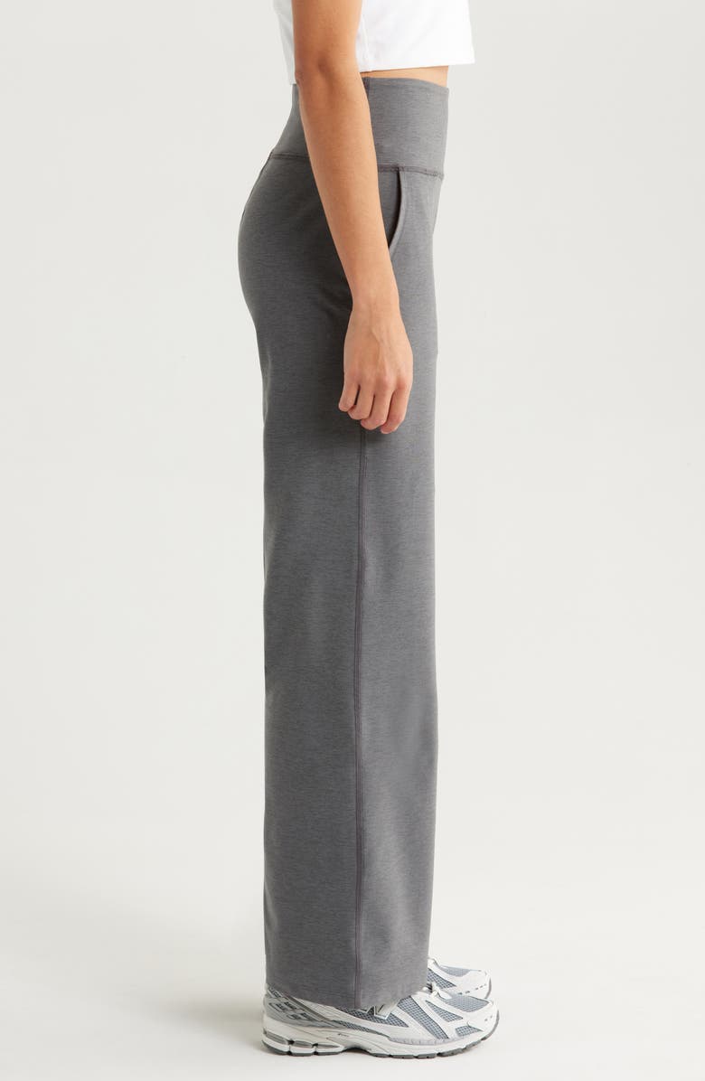 Beyond Yoga Space Dye Wide Leg Pants, Alternate, color, True Gray Heather