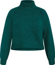 City Chic Demi Turtleneck Sweater